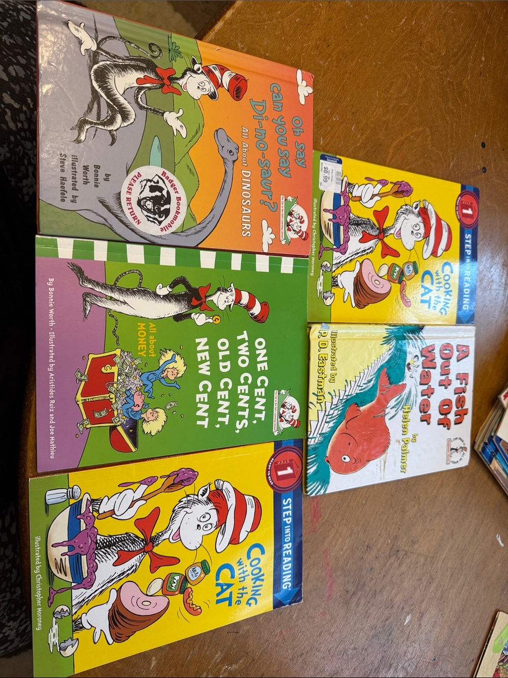 Cat in the hat Learn to read book set of 5!